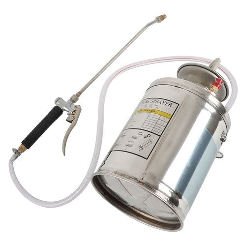Solid Spare 1 Gallon 4L Pump Sprayer w/ 3ft Reinforced Hose Stainless Steel Sprayer