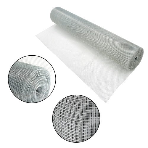 Solid Spare 1/4in 48in x100ft Hardware Cloth Galvanized Welded Mesh Wire Metal Chicken Fence