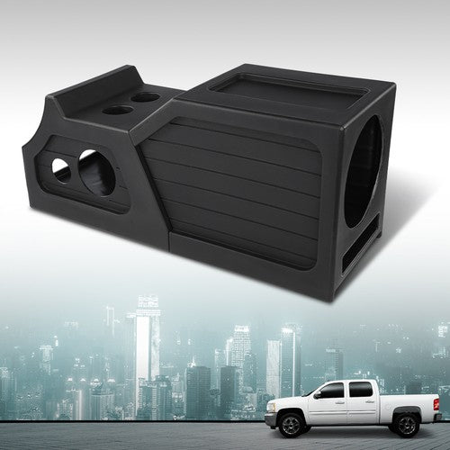 Solid Spare 12" Center Console Subwoofer Box Fit For 2007-2013 Chevy Silverado GMC Sierra