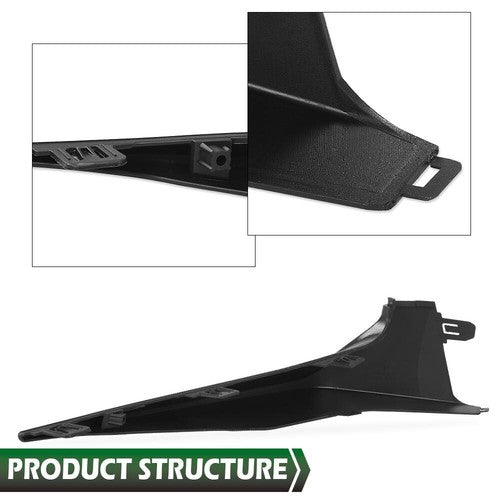 Solid Spare Fit For 20-22 Toyota Corolla Right Front Bumper Side Lower Trim Molding