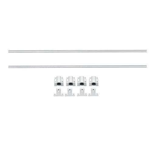 Solid Spare 2Pcs 8×600mm Linear Motion Rail Shaft Slide Guide w/ 4 SCS8UU Bearing & SK8 Rail