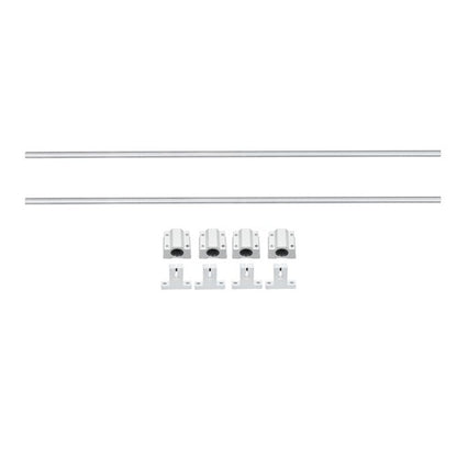 Solid Spare 2Pcs 8×600mm Linear Motion Rail Shaft Slide Guide w/ 4 SCS8UU Bearing & SK8 Rail