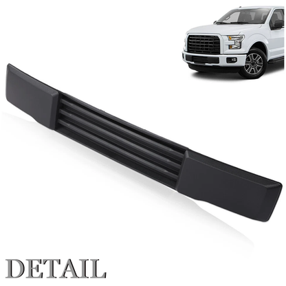 For 2015 2016 2017 Ford F150 Front Bumper Cover Lower Grille Trim Panel Black