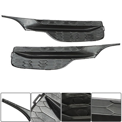 Solid Spare Fog Light Lamp Cover Bezel Set For 16-17 Honda Accord 2.4L/3.5L Left+Driver Side