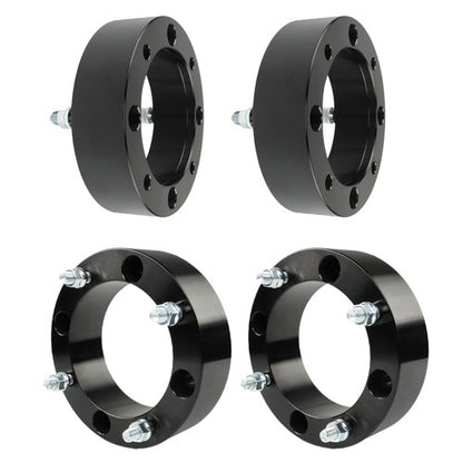 Solid Spare For Polaris Ranger RZR Wheel Spacers 4x156 2" 131mm M12x1.5 4Pcs Silver 2013+