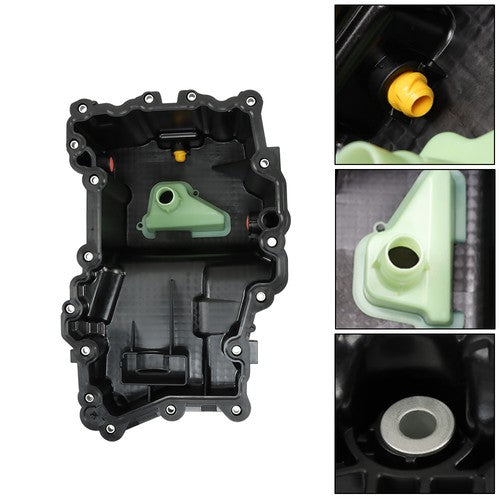Solid Spare FL3Z6675A FL3Z6675B Engine Oil Pan For Ford F-150 F150 2015-2018 2.7L 264-336