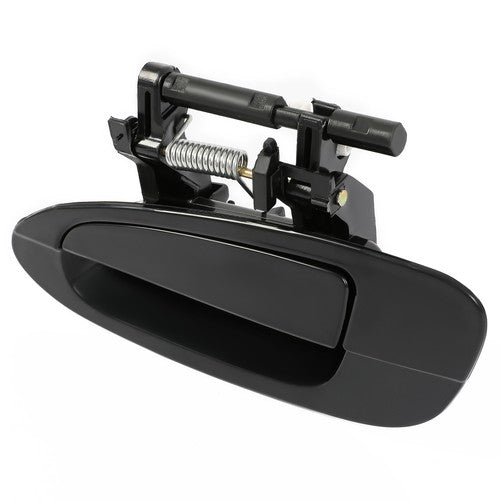Solid Spare Rear Driver Left Outside Door Handle For 2002-2006 Nissan Altima Black Plastic