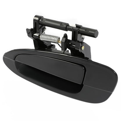 Solid Spare Rear Driver Left Outside Door Handle For 2002-2006 Nissan Altima Black Plastic