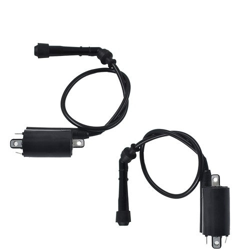 Solid Spare New For Kawasaki EX500 Ninja 500 500R 1987-2009 Set of 2 Ignition Coils