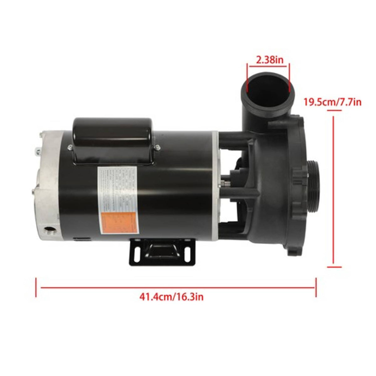 Solid Spare Spa & Hot Tub Pump Repair Parts 3721221-1D 230 V 2-Speed 3 HP Spa Pump
