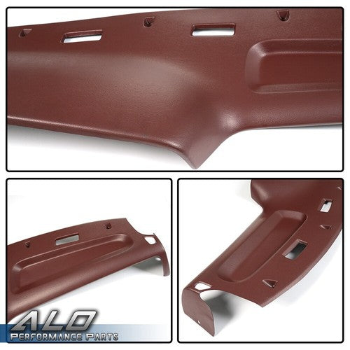 Solid Spare Fit For 94-97 Dodge Ram 1500 2500 3500 Dash Board Cap Cover Overlay Red