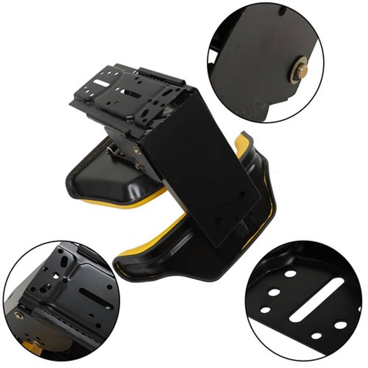 Solid Spare Universal Yellow Tractor Seat Wrap Around Style for John Deere & More