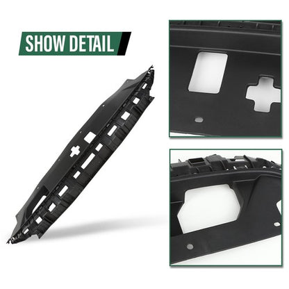 Solid Spare Upper Radiator Support Cover Fit For 19-20 Hyundai Santa Fe Accessory Black