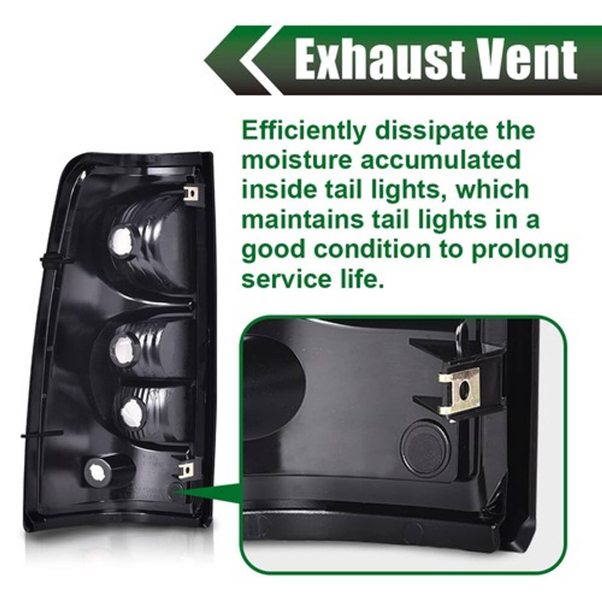 Solid Spare Tail Lights Brake Lamps Chrome Fit For 2003-2006 Chevy Silverado 1500 2500 3500