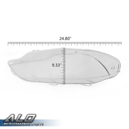 Solid Spare Fit For 2008-2014 BMW E71 X6 Left+Right Clear Headlight Replacement Lens