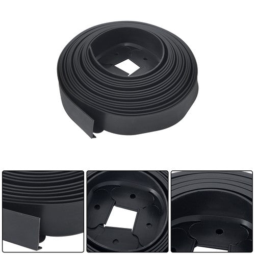 Solid Spare 2" Garden Landscape Edging 33 Feet No Dig Lawn Edging Border With 30 8-In Spike