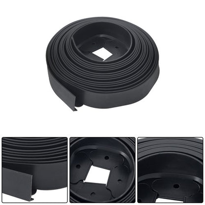 Solid Spare 2" Garden Landscape Edging 33 Feet No Dig Lawn Edging Border With 30 8-In Spike