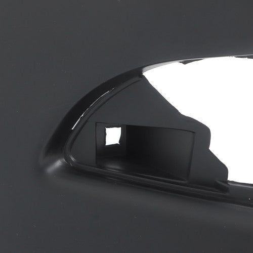 Solid Spare Front Bumper Cover Plastic Black Without Sensor Holes For Chrysler 200 2015-2018