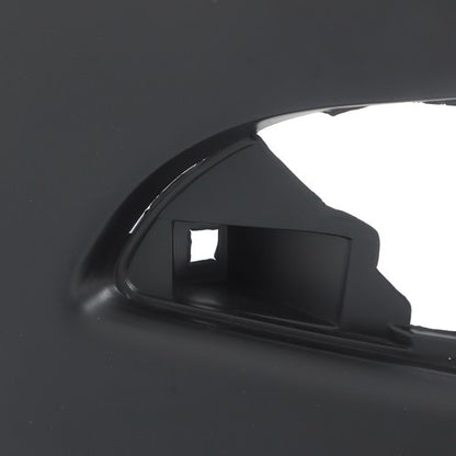 Solid Spare Front Bumper Cover Plastic Black Without Sensor Holes For Chrysler 200 2015-2018