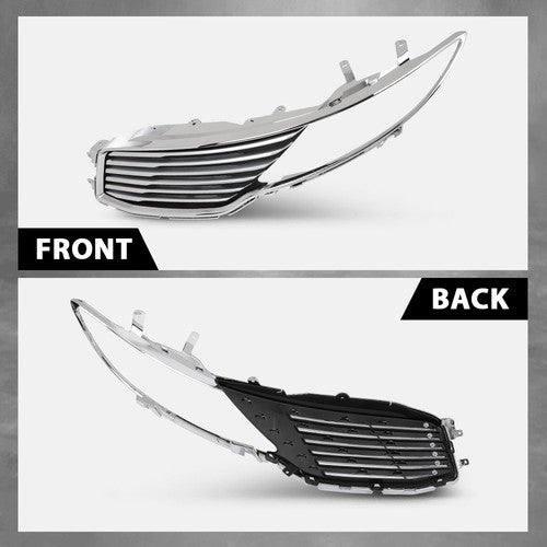 Solid Spare Front Bumper Upper Grille Grill Left Fit For 2013-2016 Lincoln MKZ DP5Z8201BA