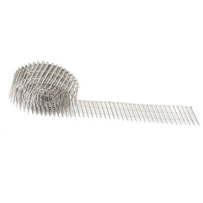 Solid Spare 15 Degree Wire Coil 2 × .09 Ring Shank Stainless Steel Siding Nail 3600Pcs