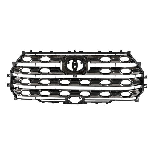 Electroplated Black For Toyota Tundra Platinum 2022 2023 2024 Front Bumper Grill