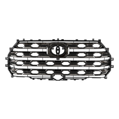 Electroplated Black For Toyota Tundra Platinum 2022 2023 2024 Front Bumper Grill