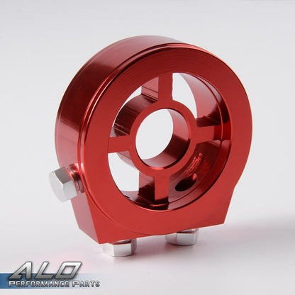 Solid Spare Fit For Car Racing JDM Aluminum Oil/Gauge Filter Sandwich Adapter Plate Kit