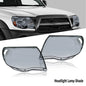 Solid Spare Fit For 05-11 Toyota Tacoma Smoke Headlight Headlamp Replacement Lens Left+Right