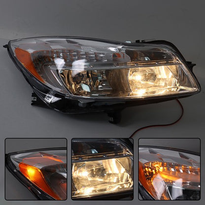 Solid Spare For Buick Regal 2011 2012 2013 Right+Left Side Halogen Headlights Assembly Clear