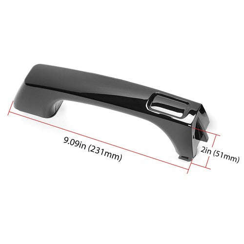 Solid Spare For Hummer H3 H3T Exterior Outside Door Handle Gloss Black Front Rear Tailgate