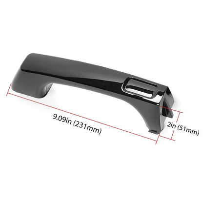 Solid Spare For Hummer H3 H3T Exterior Outside Door Handle Gloss Black Front Rear Tailgate