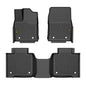 Solid Spare Fit For 2022-2025 Toyota Tundra CrewMax Cab TPE Floor Mats Protection Liners