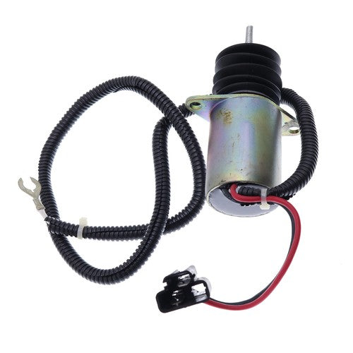 Solid Spare New Fuel Shutoff Solenoid AM124379 AM124377 for John Deere 655 755 855 856 955