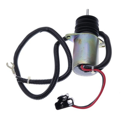 Solid Spare New Fuel Shutoff Solenoid AM124379 AM124377 for John Deere 655 755 855 856 955
