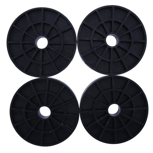 Solid Spare 4PCS Roller Wheel 47163GT for Genie Scissor Lift GS1530 GS1532 GS1930 GS1932