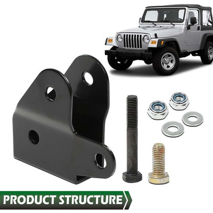 Solid Spare Track Bar Drop Bracket Fit For 97-2006 Jeep Wrangler TJ/84-01 Cherokee XJ Steel