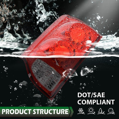 Solid Spare Fit For 2011-2020 Dodge Grand Caravan LED Tail Light Brake Lamp Left Driver Side
