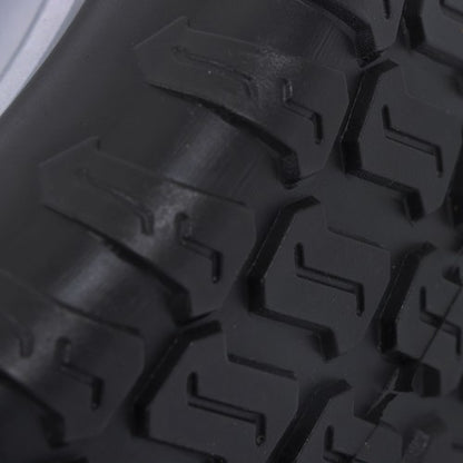 Solid Spare For Lawn Mower Solid Tire 2-Pack 13X5.00-6 Tire & Wheel Flat Free 3.4' Axle Hole