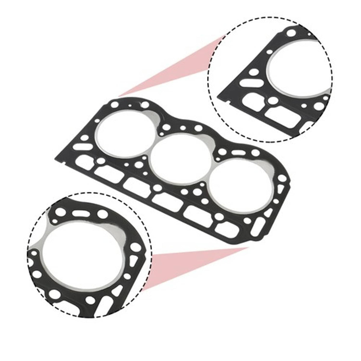 Solid Spare For Daihatsu Briggs & Stratton 825527 DM950D DM950 Overhaul Engine Gasket Set