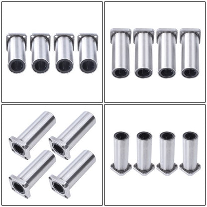 Solid Spare 4Pack of LMK25UU 25mm 40mm 59mm Square Linear Ball Bearings for CNC 3D Printer