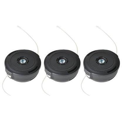 Solid Spare 3pc Trimmer Head For Husqvarna Weedeater Cutter Line Head 128L 128LD 128LDX 128R