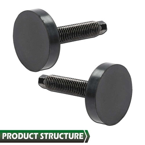 Solid Spare 4Pcs/Set Lowering Suspension Bolt Kit Fit For 2005-2013 Chevrolet Corvette Black