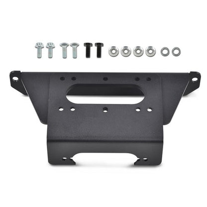 Solid Spare Winch Mount Plate Bracket Fit For 18-23 Polaris Full Size Ranger 1000 XP 4x4