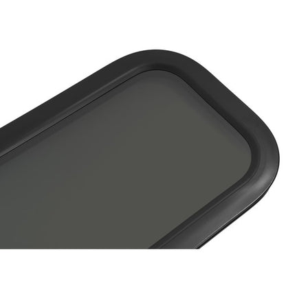 Solid Spare Black Screen RV Window 12" X 35" with Trim Ring Universal Dark Tempered Glass