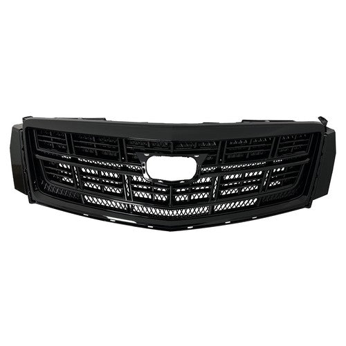 Fit 2013-2017 Cadillac XTS Front Bumper Black Upper Grille Lower Grill 2PCS