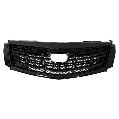 Fit 2013-2017 Cadillac XTS Front Bumper Black Upper Grille Lower Grill 2PCS