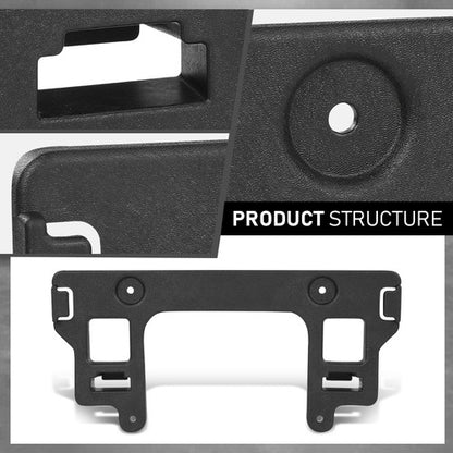 Solid Spare Front License Plate Bracket Fit For 2017-2020 Ford F-150 Raptor HL3Z17A385AB
