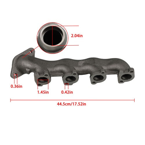 Solid Spare Fit for Ford Crown Victoria Grand Marquis 1995-2002 Left Exhaust Manifold