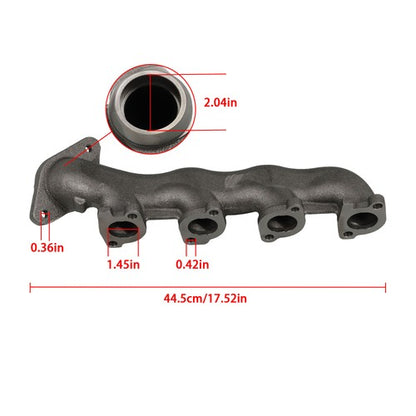 Solid Spare Fit for Ford Crown Victoria Grand Marquis 1995-2002 Left Exhaust Manifold